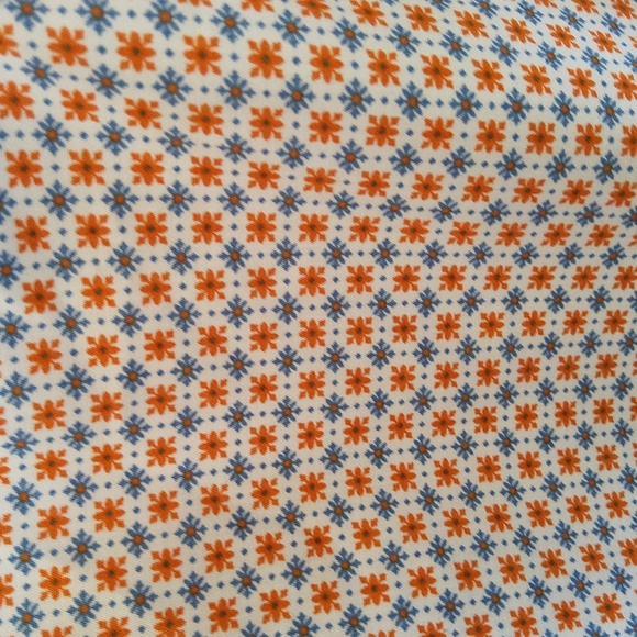 Cinch Men's Blue & Orange Geometric Patterned Button Down Shirt Size XXL - Picture 7 of 8